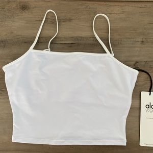 Alo Yoga Admire Cami Tank (White Size Small)